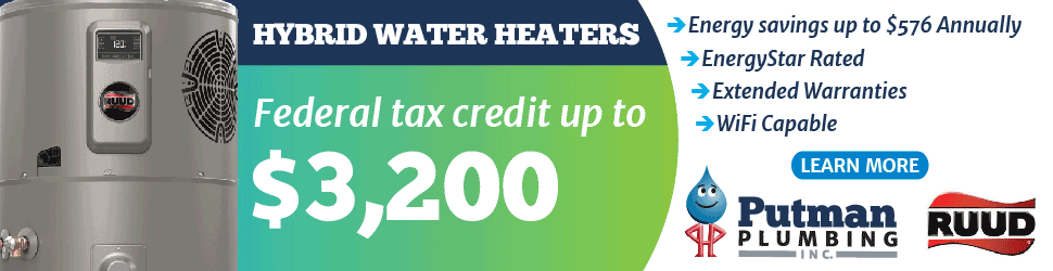 Hybrid water heater 2025 tax rebates up to $3,200 and $1,500 instant rebate